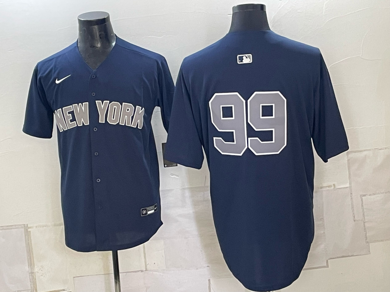 Men 2026 New York Yankees #99 Judge blue Nike MLB Jersey 0918006